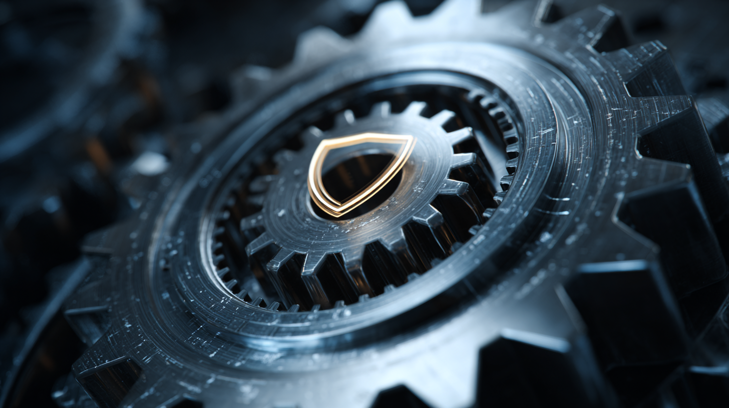 Magento 2 security and updates_ shield protecting storefront, gears, secure code, professional team