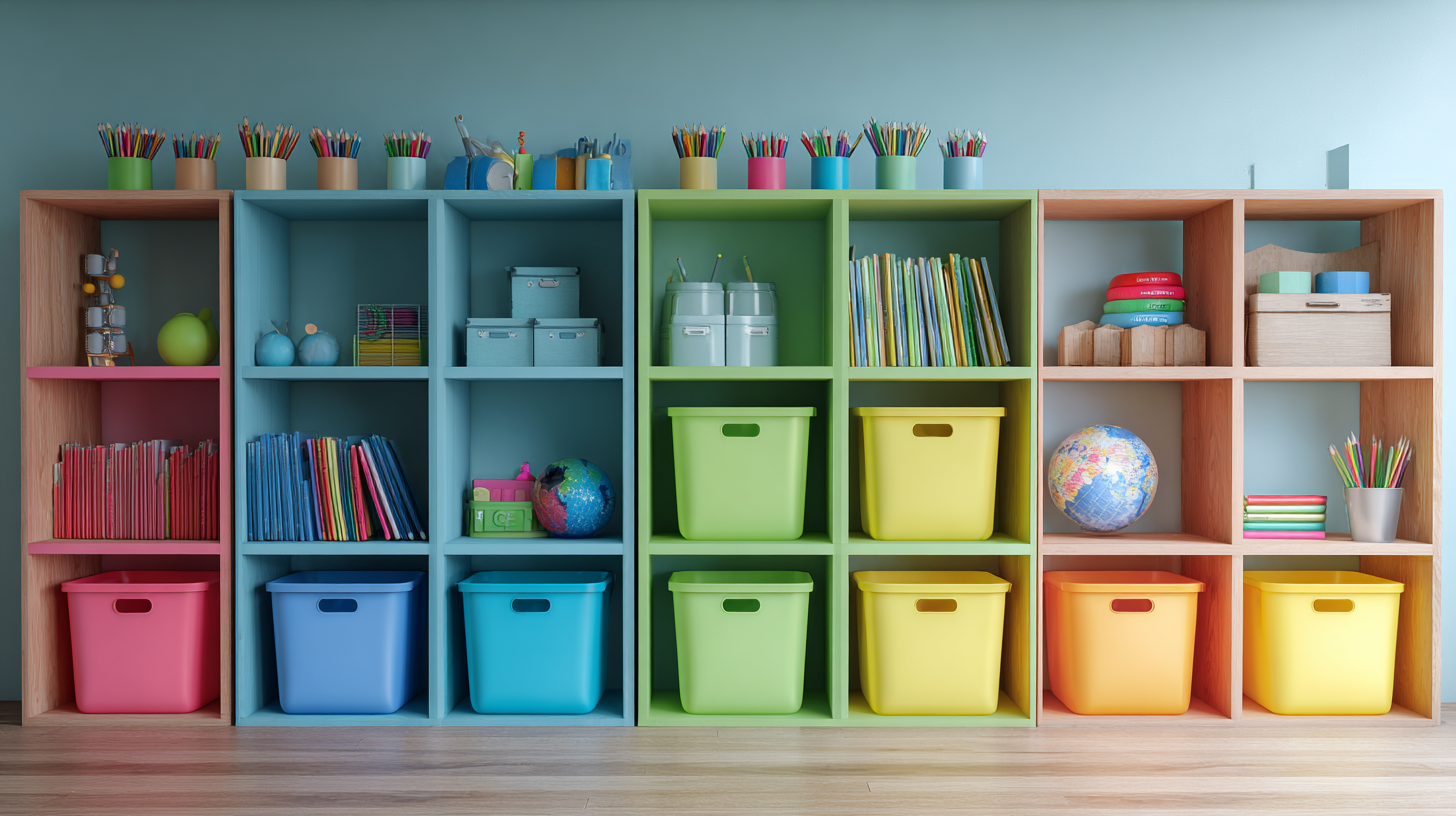 Jak wybrać regał z pojemnikami do szkoły i pokoju dziecka