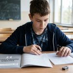 uczeń pisze egzamin ósmoklasisty